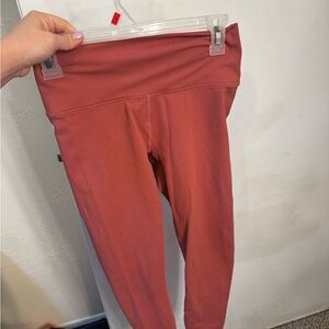 Fabletics High-Rise Leggings in Terracotta